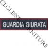 Patch Guardia Giurata bordo cremisi